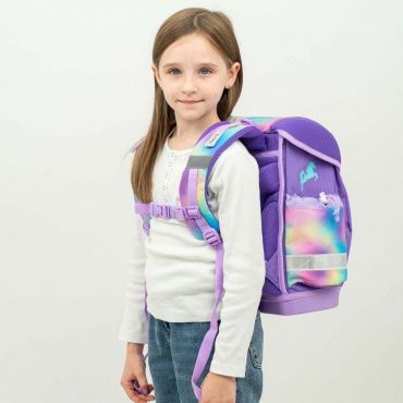 BEL-CLS-403-13- 14 Ранец школьный Belmil CLASSY, 36х28х19 см, объем 22л., вес 950 гр., Rainbow